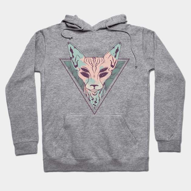 mystic sphynx Hoodie by Jess Adams